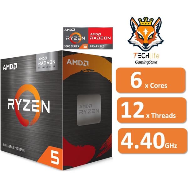 AMD Ryzen 5 5600G a 3.9/4.4GHz AM4 6x Core