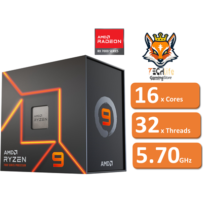 AMD Ryzen 9 7950X a 4.5/5.7GHz AM5 16x Core