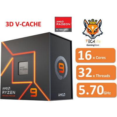 AMD Ryzen 9 7950X3D a 4.2/5.7GHz AM5 16x Core