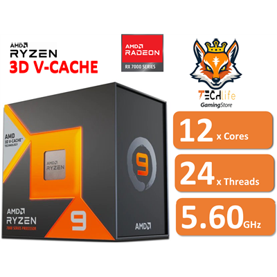 AMD Ryzen 9 7900X3D a 4.4/5.6GHz AM5 12x Core