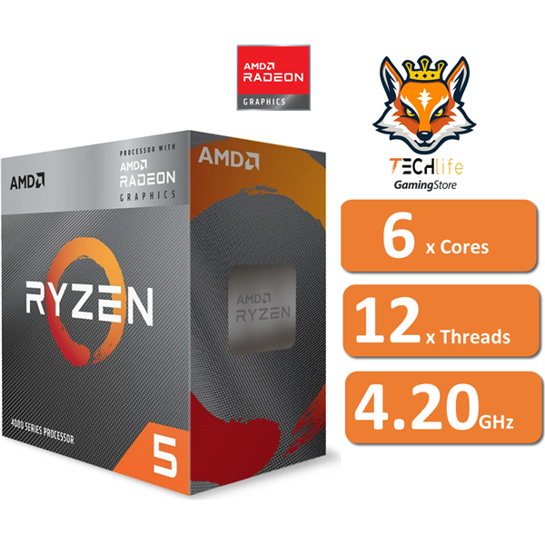 AMD Ryzen 5 4600G a 3.7/4.2GHz AM4 6x Core