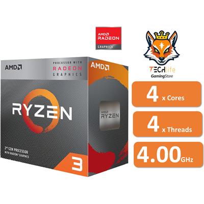 AMD Ryzen 3 3200G a 3.6/4GHz AM4 4x Core