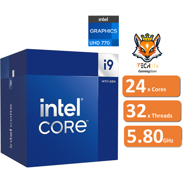 Intel Core i9-14900 a 2.0/5.8 GHz con Intel UHD 770