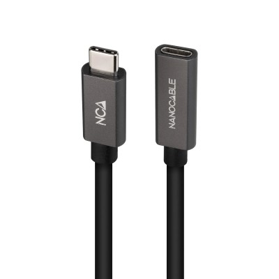 Cable Alargador USB 3.2 Nanocable 10.01.4400/ USB Tipo-C Macho