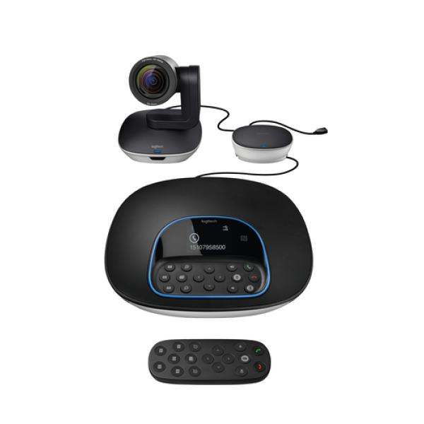 Logitech KIT Full HD y Micro, Equipo con Sistema de vídeoconferencia en grupo