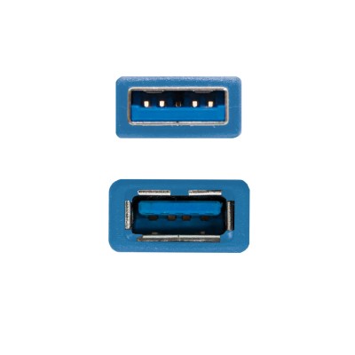 Cable Alargador USB 3.0 Nanocable 10.01.0901/ USB Macho - USB