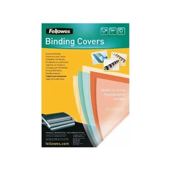 Portadas de PVC Fellowes 5375901/ A4/ 180 Micras/ 100 unidades/ Transparente