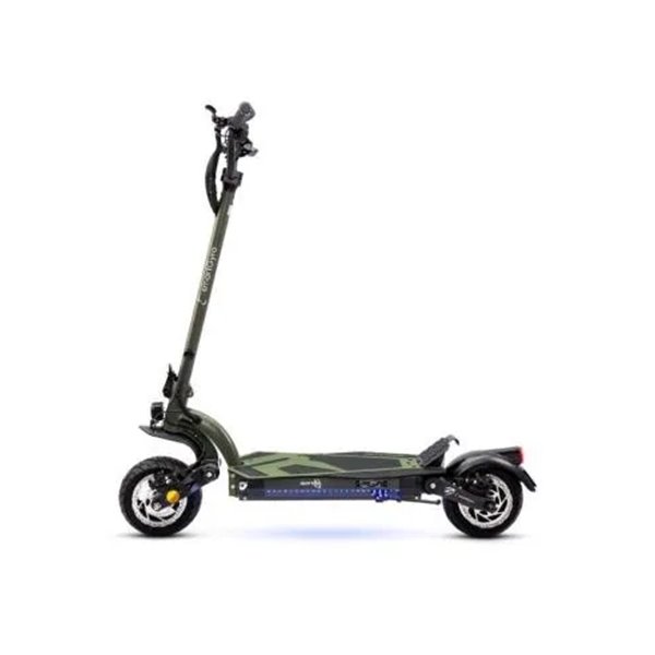 Patinete Eléctrico SmartGyro Raptor Certificado/ Motor 1000W/ Ruedas 10'/ 25km/h /Autonomía 90km/ Verde Army