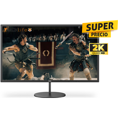 AOC Q32V4 32" Monitor PRO QHD 2K Ultra LED HDMI/DP/Altavoces