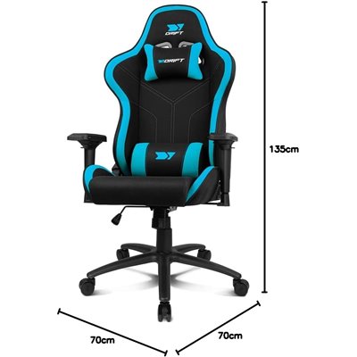 Drift DR110 Azul Silla Profesional Gaming Cojines