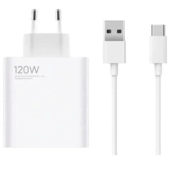 Xiaomi Charging Combo (Tipo-A)/ 1xUSB + Cable USB Tipo-C/ 120W, Cargador de Pared