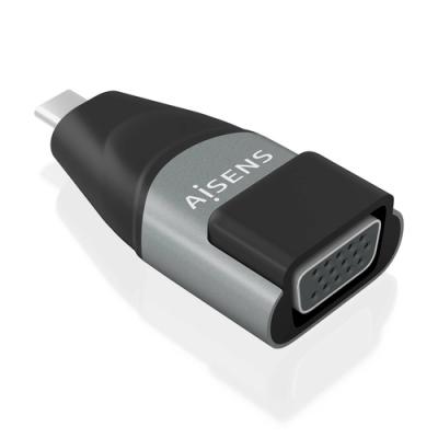 Adaptador USB Tipo-C Aisens A109-0863/ USB Tipo-C Macho/ VGA