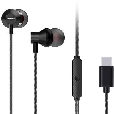 Auriculares Intrauditivos Aiwa ESTM-50USB-C/BK/ con Micrófono/