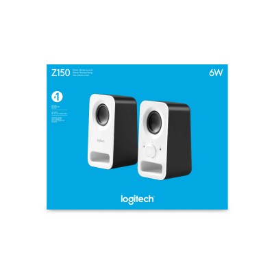 Altavoces Logitech Z150/ 6W/ 2.0/ Blanco