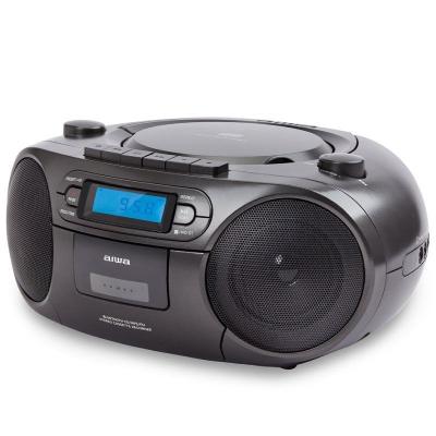 Radio CD Aiwa BoomBox BBTC-550BK/ 6W/ Negro