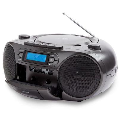 Radio CD Aiwa BoomBox BBTC-550BK/ 6W/ Negro