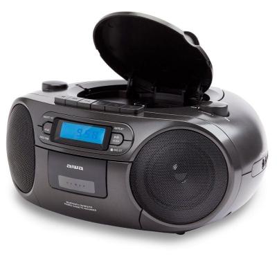 Radio CD Aiwa BoomBox BBTC-550BK/ 6W/ Negro