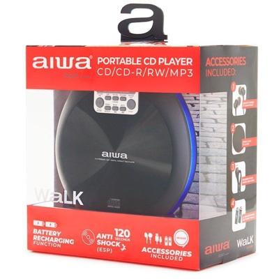 Reproductor de CD/CDR/MP3 Aiwa Walk PCD-810BL/ Azul