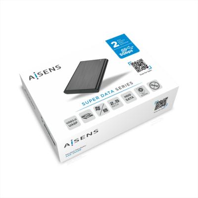 Caja Externa para Disco Duro de 2.5' Aisens ASE-2525B/ USB 3.1/