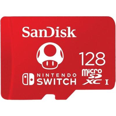 Tarjeta de Memoria SanDisk Nintendo Switch 128GB microSD XC