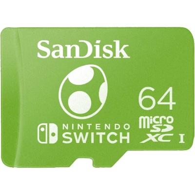 Tarjeta de Memoria SanDisk Nintendo Switch 64GB microSD XC