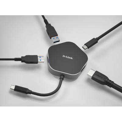 D-link dub-m420 hub usb-c 4en1 hdmi/2usb 3.0/usb-c