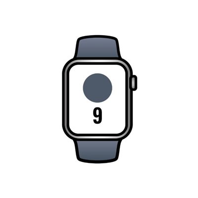 Apple Watch Series 9/ GPS/ 45mm/ Caja de Aluminio Plata/ Correa