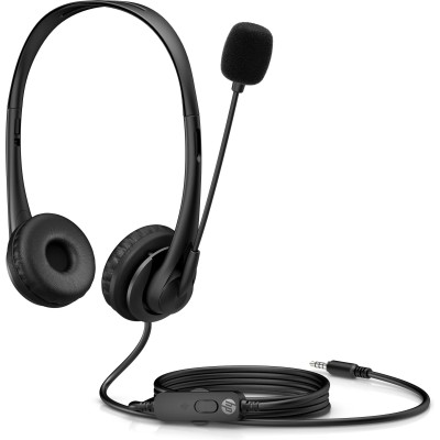 Auriculares HP G2 Stereo / con Micrófono/ Jack 3.5/ Negros