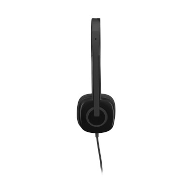 Auriculares Logitech H151/ con Micrófono/ Jack 3.5/ Negros