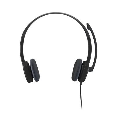 Auriculares Logitech H151/ con Micrófono/ Jack 3.5/ Negros