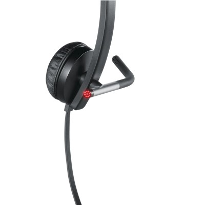 Auriculares Logitech H650e/ con Micrófono/ USB/ Negros