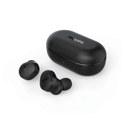 Auriculares Bluetooth Philips TAT4556BK con estuche de carga/