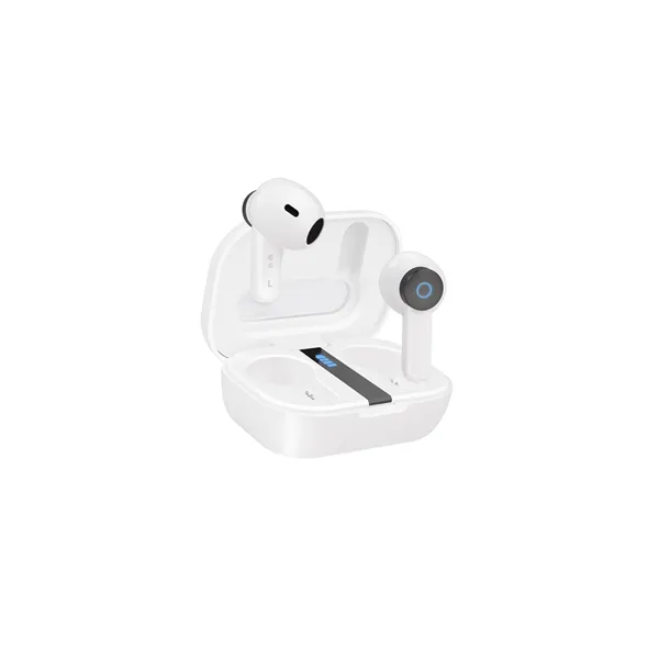 Auriculares Bluetooth TooQ Bender TQBWH-0031W con estuche de carga/ Autonomía 4h/ Blancos