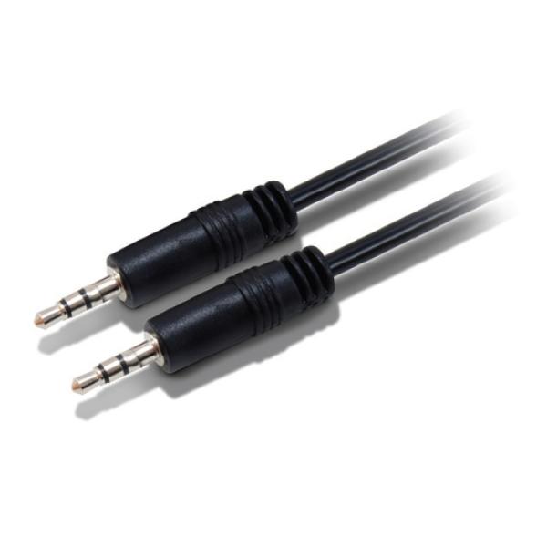 Cable Audio Mini Jack 3.5mm Macho Macho 2.5m Equip