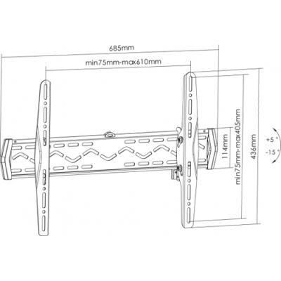 Soporte De Pared Orientable Equip Para Pantalla De 37"- 70"