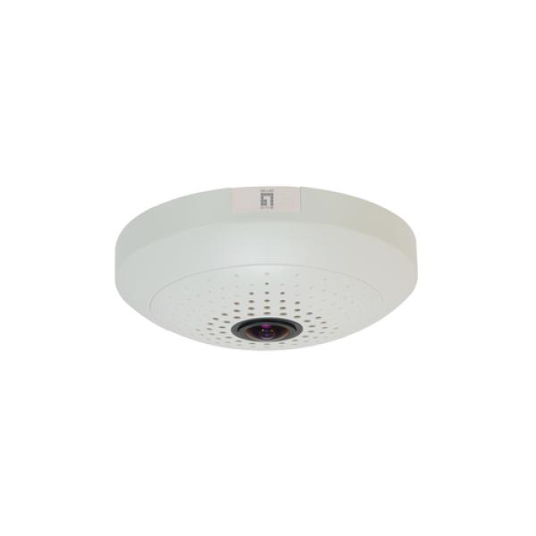 Camara Ip Level One No Wifi Domo Ojo De Pez 3648 X 2736 Wdr Vista 360º Poe Dia/ Noche