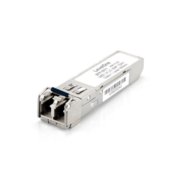 Transceiver Gigabit Sfp Module Level One Singlemode 1.25g 1310nm Fp-ld 10km Duplex Lc