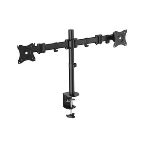 Soporte De Mesa Equip 650115 Para 2 Pantallas 13"-27" De Brazo Inclinable Y Giratorio 360§ Max. Vesa 100x100 Hata 8kg