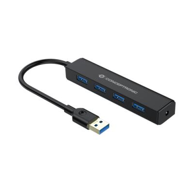 Hub Usb 3.0 Conceptronic 4 Puertos Mini Hub Pocket C4pusb3