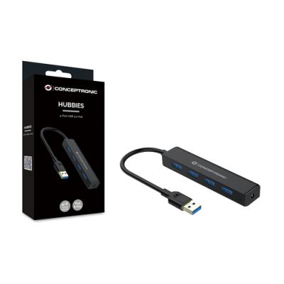 Hub Usb 3.0 Conceptronic 4 Puertos Mini Hub Pocket C4pusb3