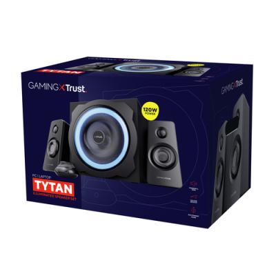 Altavoces 2.1 Trust Gaming Gxt 628 Tytan Iluminated Rms 60w