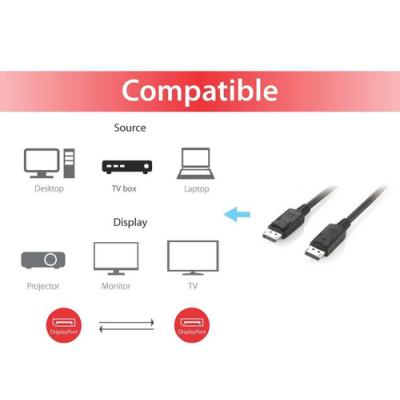 Equip 119331 Cable DisplayPort 1.2 de 1m Negro