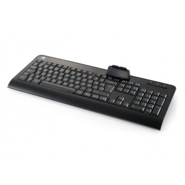 Teclado Usb Con Lector Dni Conceptronic Compatible Dni 3.0 Y Tarjeta Sanitaria