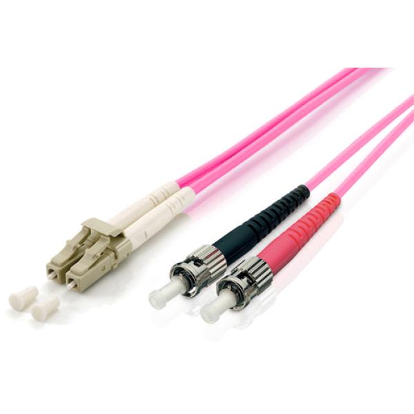 Equip 255541 Cable de fibra óptica e InfiniBand 1 m LC ST Violeta