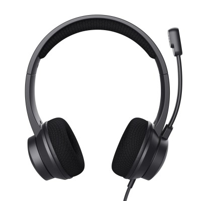 Auriculares Trust HS-260/ con Micrófono/ USB/ Negros