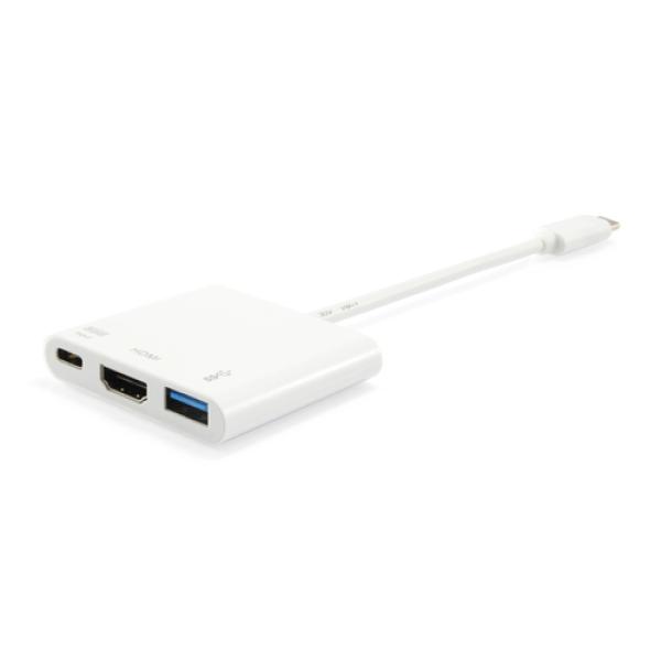 Adaptador Usb-c Equip 133461 A 1xhdmi Hembra 1xusb-c Pd 60w 1xusb-a