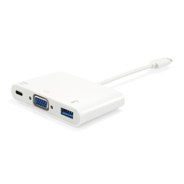 Adaptador Usb-c Equip 133462 A 1xvga Hembra 1xusb-a 3.0 1xusb-c Pd 60w