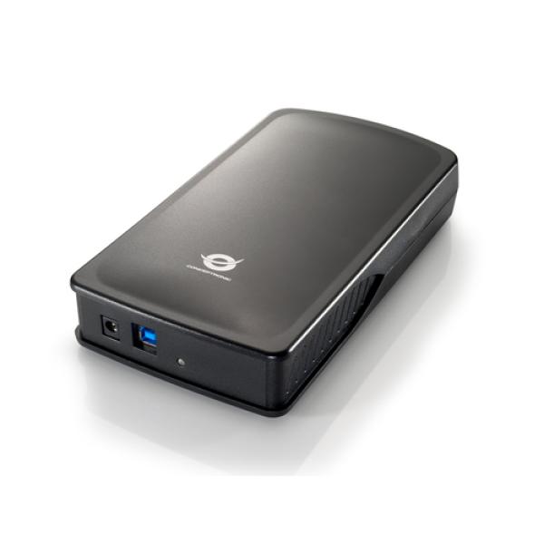 Caja Externa 3.5" Usb 3.0 Conceptronic Sata Hd 3.5 Usb 3.0 Color Negro Sin Tornillos C20-300