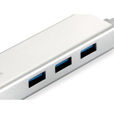 Adaptador Usb 3.0 A Gigabit Ethernet Rj45 Level One Con Hub Usb