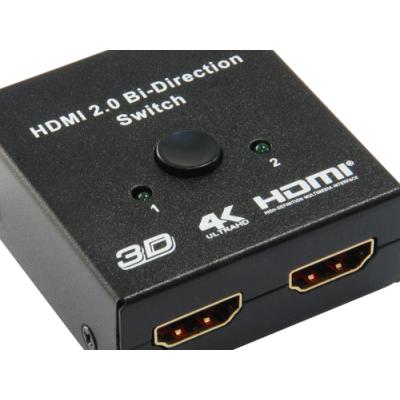 Switch Selector Hdmi Bidirecional Equip 2 Entradas 1 Salida / 1